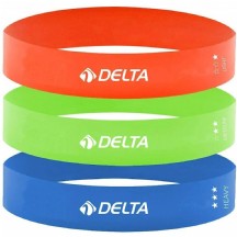 Delta 3 'lü Pilates Bandı Plates Egzersiz Direnç Lastiği Seti (UÇ